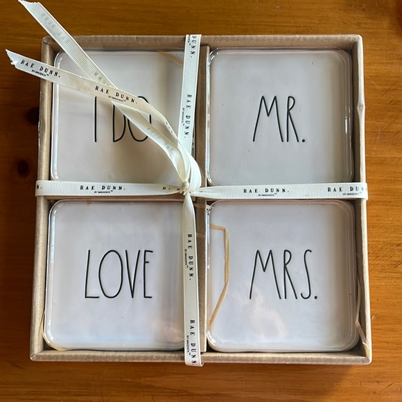 NIB Rae Dunn Love Coasters - Picture 2 of 6